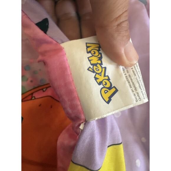 Pokemon Kids 4 Pc Purple Pink Reversible Comforter Full Sheet, 2 Pillow Cases - Picture 5 of 6